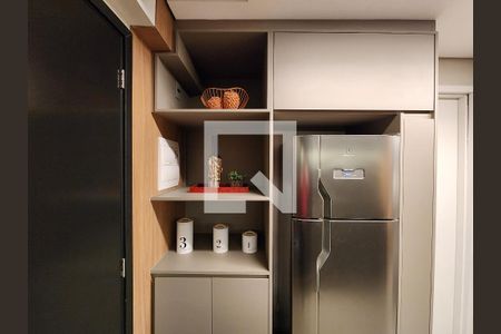 Cozinha de kitnet/studio à venda com 1 quarto, 29m² em Itaim Bibi, São Paulo