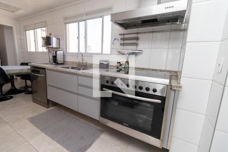 Cozinha de apartamento à venda com 7 quartos, 346m² em Vila Romana, São Paulo