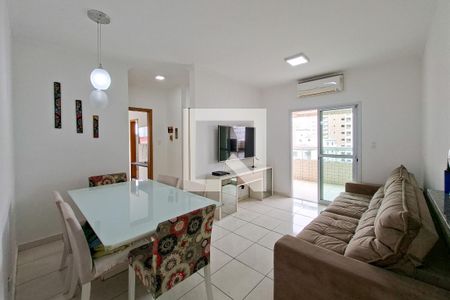 Sala de apartamento para alugar com 2 quartos, 83m² em Aviação, Praia Grande