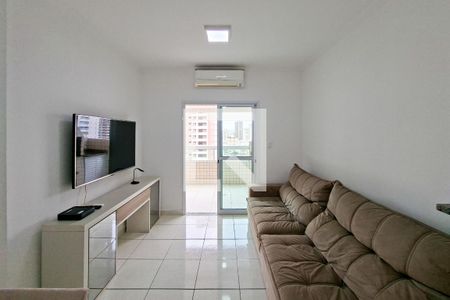 Sala de apartamento para alugar com 2 quartos, 83m² em Aviação, Praia Grande