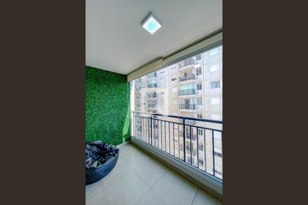 Varanda da Sala de apartamento à venda com 1 quarto, 42m² em Brás, São Paulo
