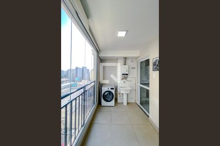 Varanda da Sala de apartamento à venda com 1 quarto, 42m² em Brás, São Paulo