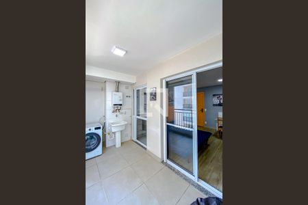 Varanda da Sala de apartamento à venda com 1 quarto, 42m² em Brás, São Paulo