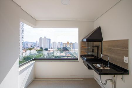 Varanda gourmet de apartamento à venda com 3 quartos, 93m² em Campestre, Santo André