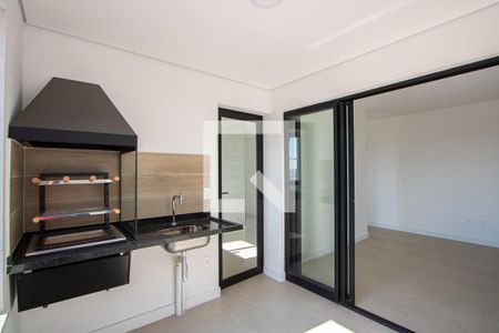 Varanda gourmet de apartamento à venda com 3 quartos, 93m² em Campestre, Santo André
