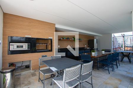 Área comum - Churrasqueira de apartamento à venda com 3 quartos, 93m² em Campestre, Santo André