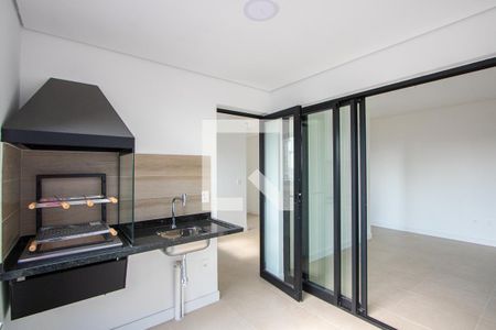 Varanda gourmet de apartamento à venda com 3 quartos, 93m² em Campestre, Santo André