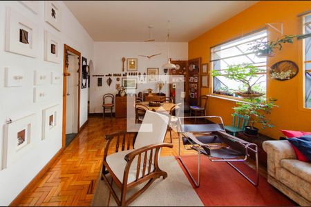 Sala de apartamento à venda com 3 quartos, 126m² em Coracao de Jesus, Belo Horizonte