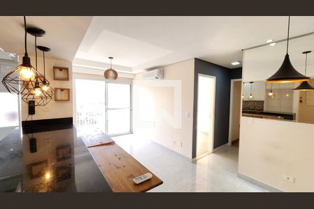 Sala de apartamento para alugar com 2 quartos, 67m² em Encruzilhada, Santos