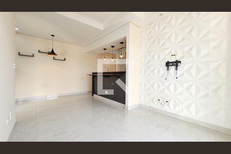 Sala de apartamento para alugar com 2 quartos, 67m² em Encruzilhada, Santos