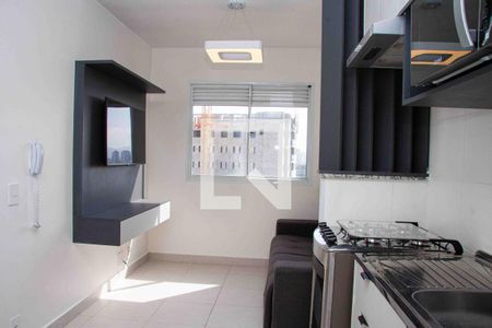 Sala/Cozinha de apartamento à venda com 1 quarto, 26m² em Barra Funda, São Paulo