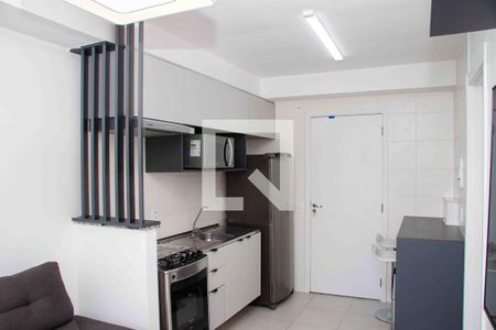 Sala/Cozinha de apartamento à venda com 1 quarto, 26m² em Barra Funda, São Paulo