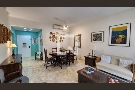 Sala de apartamento para alugar com 3 quartos, 163m² em José Menino, Santos