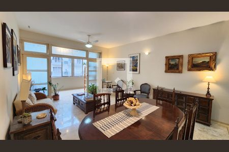 Sala de apartamento para alugar com 3 quartos, 163m² em José Menino, Santos