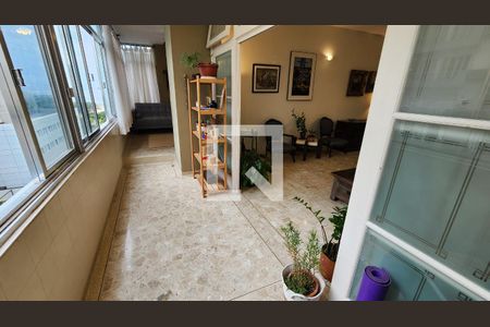 Varanda da Sala de apartamento para alugar com 3 quartos, 163m² em José Menino, Santos
