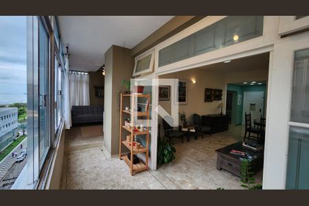 Sala de apartamento para alugar com 3 quartos, 163m² em José Menino, Santos