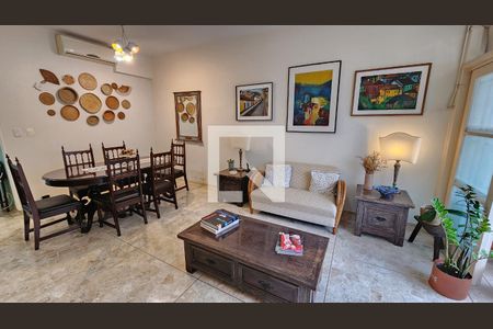 Sala de apartamento para alugar com 3 quartos, 163m² em José Menino, Santos