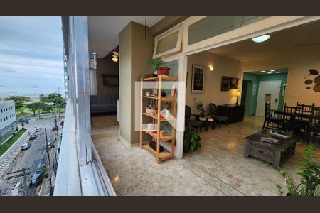 Sala de apartamento para alugar com 3 quartos, 163m² em José Menino, Santos