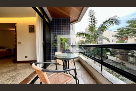 Varanda da Sala de apartamento à venda com 4 quartos, 240m² em Buritis, Belo Horizonte