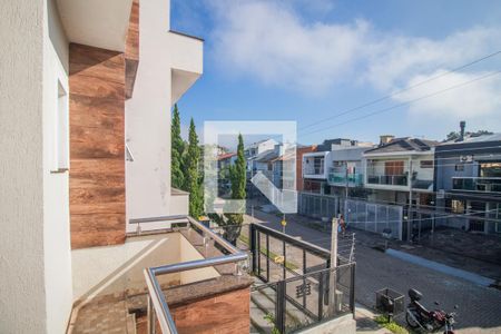 Varanda da Suíte 1 de casa à venda com 3 quartos, 146m² em Aberta dos Morros, Porto Alegre