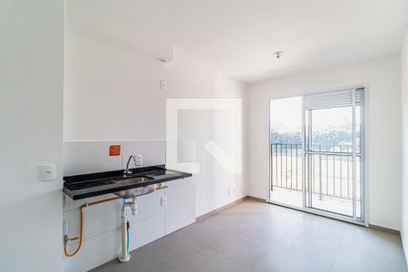 Sala/Cozinha/Área de Serviço de apartamento à venda com 1 quarto, 26m² em Vila Butantã, São Paulo