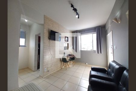 Sala de apartamento para alugar com 1 quarto, 23m² em Centro, São Vicente