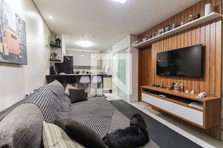 Sala de casa de condomínio à venda com 2 quartos, 72m² em Vila Carmosina, São Paulo