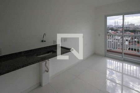 Cozinha de kitnet/studio para alugar com 1 quarto, 27m² em Quinta da Paineira, São Paulo