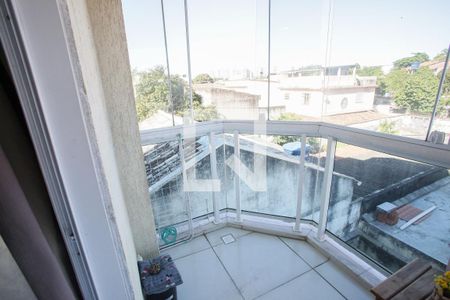 Varanda Sala de apartamento à venda com 2 quartos, 58m² em Curicica, Rio de Janeiro