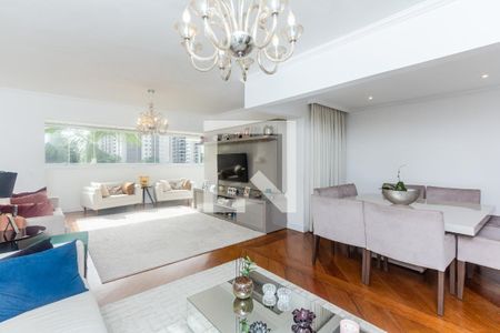 Sala de apartamento à venda com 3 quartos, 144m² em Indianópolis, São Paulo