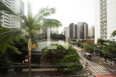 Vista da Sala de apartamento à venda com 3 quartos, 144m² em Indianópolis, São Paulo