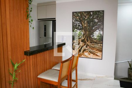 Sala de casa de condomínio para alugar com 1 quarto, 5322m² em Vila Caiçara, Praia Grande