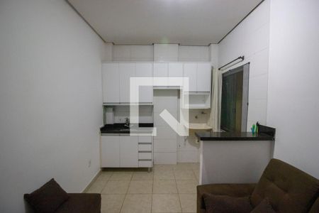 Cozinha de apartamento para alugar com 1 quarto, 32m² em Setor Habitacional Vicente Pires (taguatinga), Brasília