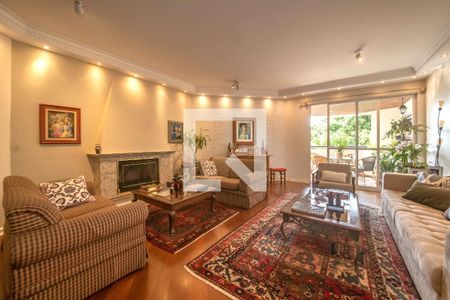 Sala de apartamento à venda com 4 quartos, 230m² em Brooklin, São Paulo