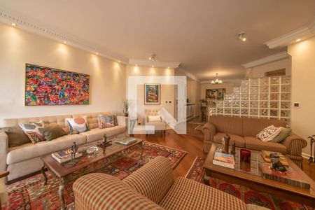 Sala de apartamento à venda com 4 quartos, 230m² em Brooklin, São Paulo