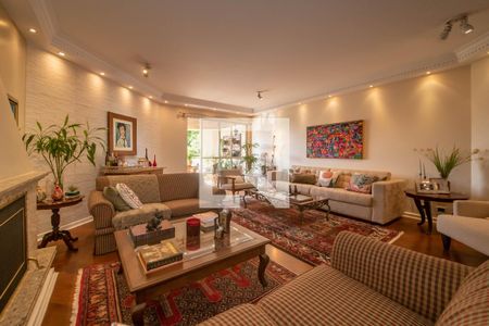 Sala de apartamento à venda com 4 quartos, 230m² em Brooklin, São Paulo