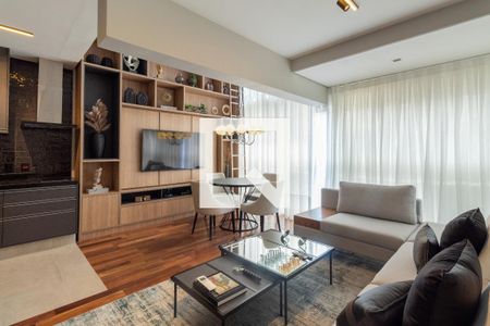 Sala de apartamento à venda com 1 quarto, 67m² em Pinheiros, São Paulo