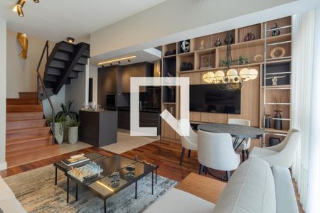 Sala de apartamento à venda com 1 quarto, 67m² em Pinheiros, São Paulo