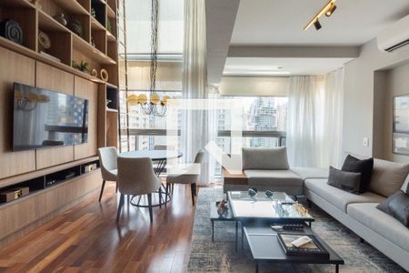 Sala de apartamento à venda com 1 quarto, 67m² em Pinheiros, São Paulo