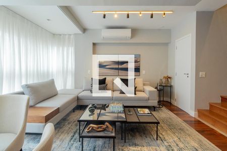 Sala de apartamento à venda com 1 quarto, 67m² em Pinheiros, São Paulo