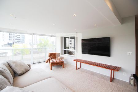 Sala de apartamento à venda com 1 quarto, 66m² em Vila Olímpia, São Paulo