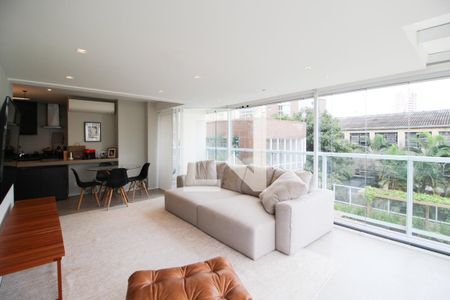 Sala de apartamento à venda com 1 quarto, 66m² em Vila Olímpia, São Paulo