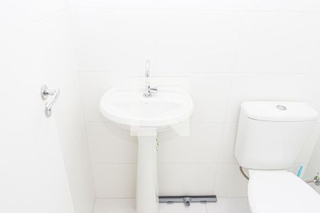 Banheiro da Suíte de apartamento à venda com 1 quarto, 28m² em Socorro, São Paulo
