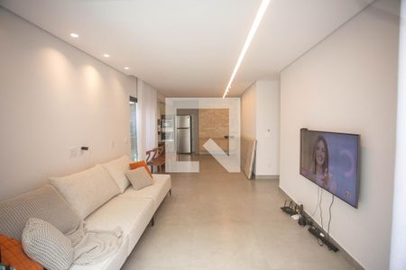 Sala de apartamento à venda com 3 quartos, 140m² em Nova Suíça, Belo Horizonte