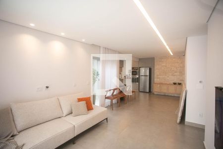 Sala de apartamento à venda com 3 quartos, 140m² em Nova Suíça, Belo Horizonte