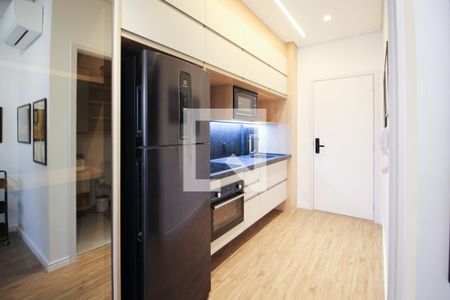 Cozinha de kitnet/studio à venda com 1 quarto, 37m² em Indianópolis, São Paulo