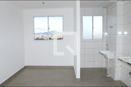Sala/Cozinha de apartamento para alugar com 2 quartos, 41m² em São Gabriel, Belo Horizonte