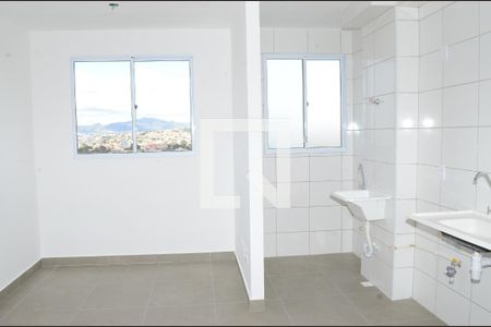 Sala/Cozinha de apartamento para alugar com 2 quartos, 41m² em São Gabriel, Belo Horizonte