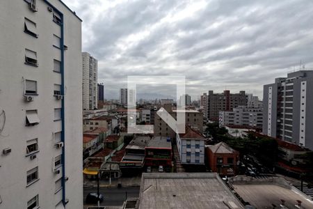 Vista da Área de Serviço  de apartamento para alugar com 1 quarto, 45m² em Embaré, Santos