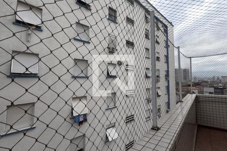 Varanda da Sala de apartamento para alugar com 1 quarto, 45m² em Embaré, Santos